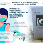 Realiza UAT en el CU Victoria jornada de vacunación contra Covid-19
