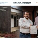 Rector entrega nombramiento al nuevo director del CINOTAM-UAT