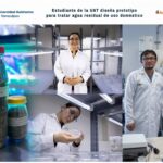 Estudiante de la UAT diseña prototipo para tratar agua residual de uso doméstico