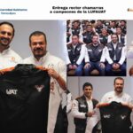 Rector entrega chamarras a Cuernos Largos FMVZ, campeones de la LUFAUAT