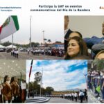 Participa la UAT en eventos conmemorativos del Día de la Bandera