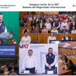 Inaugura el rector de la UAT la semana académica del negociador internacional