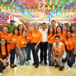 Dámaso Anaya y su esposa presiden el festival del SUTUAT por el Día del Niño